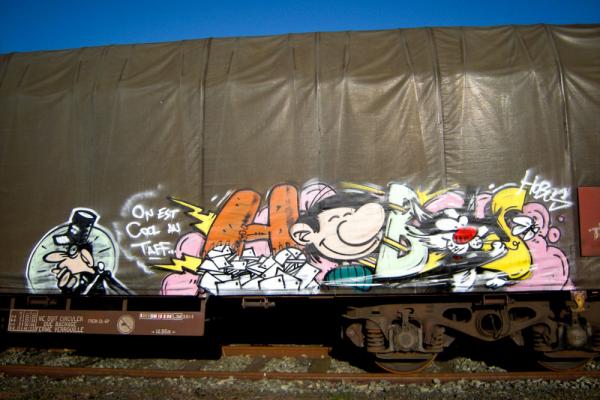 sarah, guilbaud, nantes, streetart, graffiti, trains