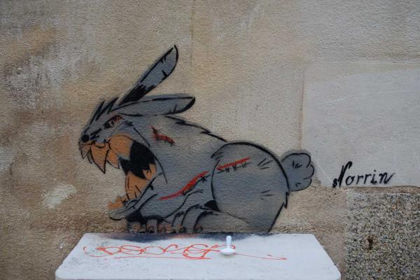 sarah, guilbaud, nantes, streetart, graffiti, pochoirs