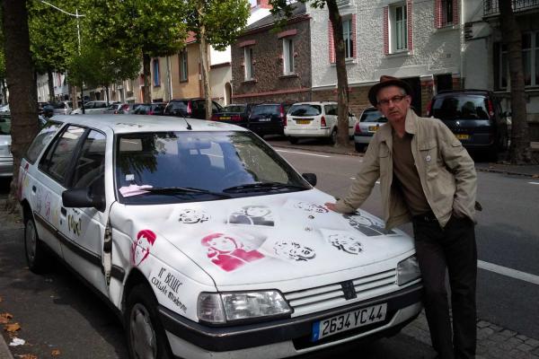 sarah, guilbaud, nantes, streetart, graffiti, Roger Dimanche
