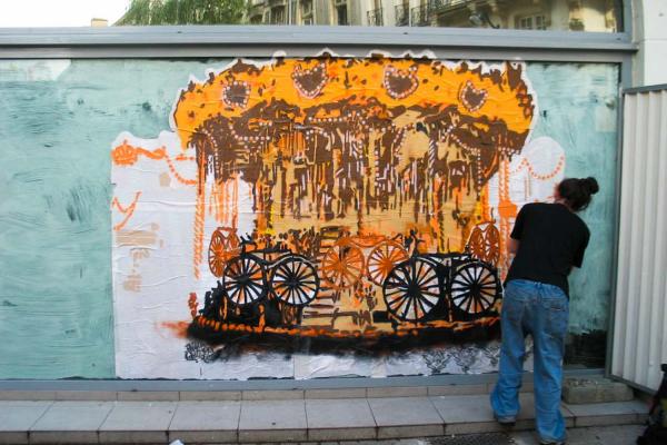 sarah, guilbaud, nantes, streetart, graffiti, The Postman Quartet
